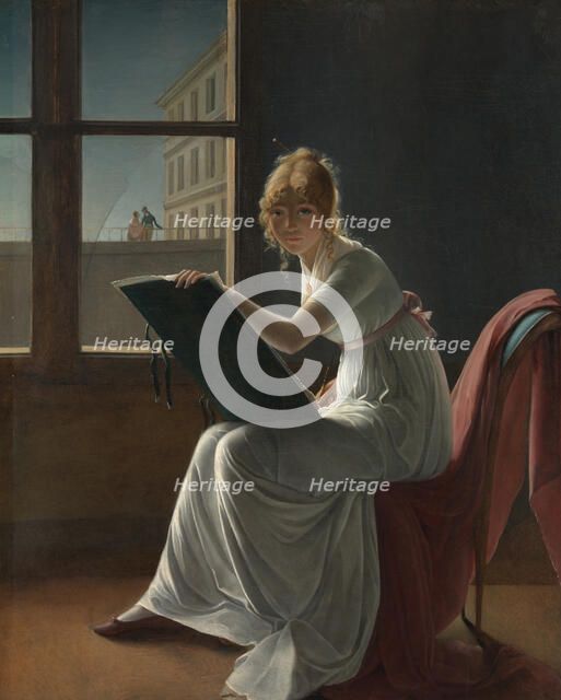 Marie Joséphine Charlotte du Val d'Ognes (1786-1868), 1801. Creator: Marie-Denise Villers.