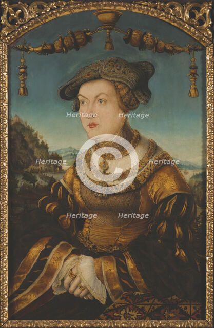 Marie Jakobaea of Baden-Sponheim (1507-1580), Duchess of Bavaria, 1526. Creator: Wertinger, Hans, von (ca. 1465-1533).
