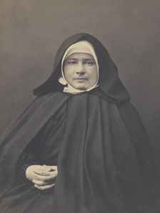 Marie Jamet, Mother Superior of Little Sisters of the Poor, 1860-1865. Creator: Nadar