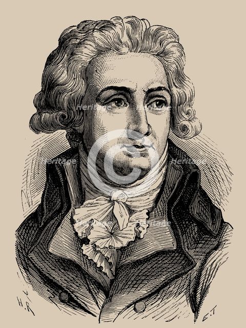 Marie-Jean Hérault de Séchelles (1759-1794) , 1889.