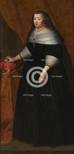Marie Jeanne Baptiste (1644-1724), Duchess of Savoy. Artist: Anonymous 