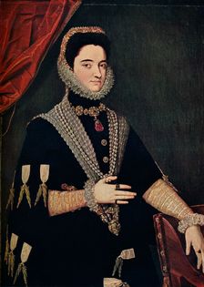 Marie of Austria - Empress of Germany, 1528-1603 16th century, (1910). Artist: Juan Pantoja de la Cruz
