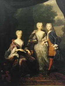 Marie Louise , 1688-1765, Princess of Hesse-Kassel, married to John William Friso of Nassau..., 1726 Creator: Unknown