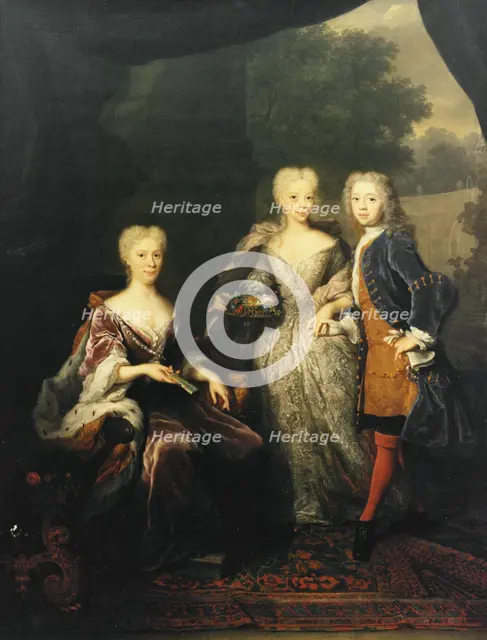 Marie Louise , 1688-1765, Princess of Hesse-Kassel, married to John William Friso of Nassau..., 1726 Creator: Unknown.