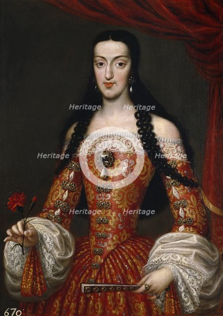 Marie Louise of Orléans (1662-1689), Queen of Spain, ca 1679. Artist: García Hidalgo, José (1645-1717)