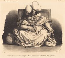 Marie-Louise-Charlotte-Philippine Pairie..., 1834. Creator: Honore Daumier