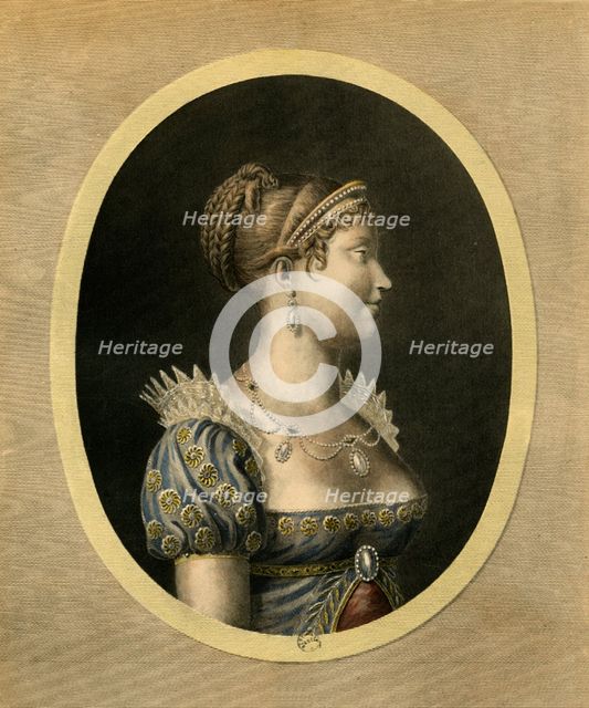 Marie Louise, Duchess of Parma, c1810, (1921). Creator: Jean-François Ribault.