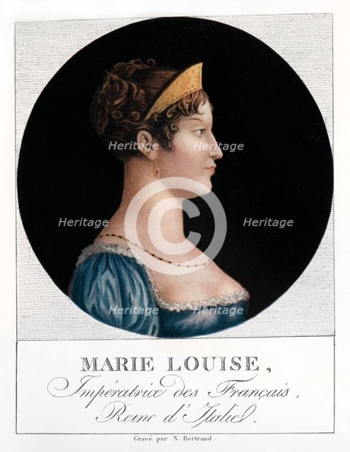Marie Louise, Duchess of Parma, (early 19th century, (1912).Artist: N Bertrand