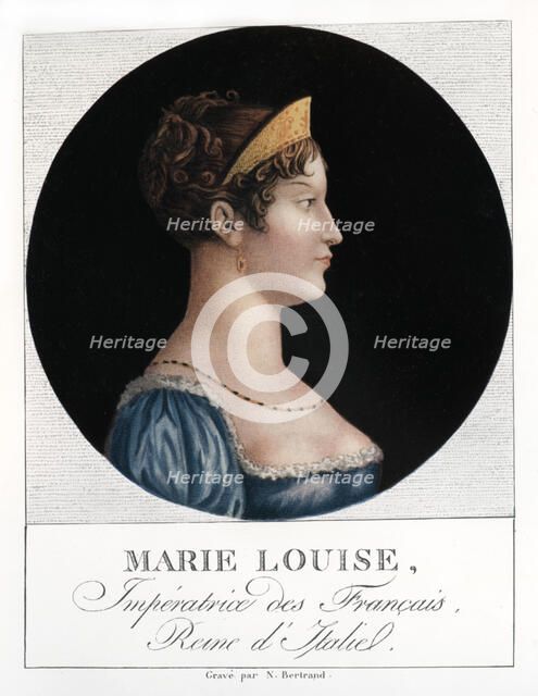 Marie Louise, Duchess of Parma, (early 19th century, (1912).Artist: N Bertrand