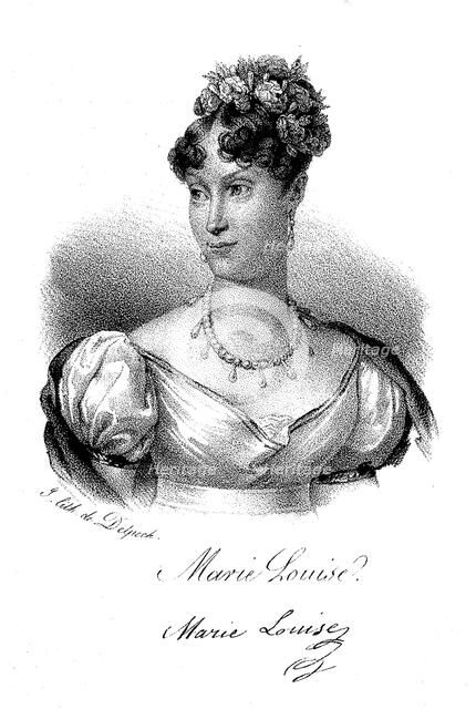 Marie-Louise, Empress of the French, c1830. Artist: Delpech