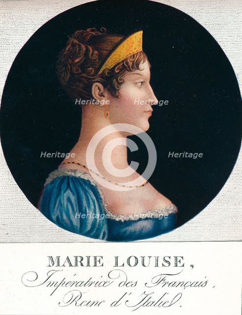 Marie Louise, Empress of the French, Queen Consort of Italy', c19th century (1912) Artist: Unknown.