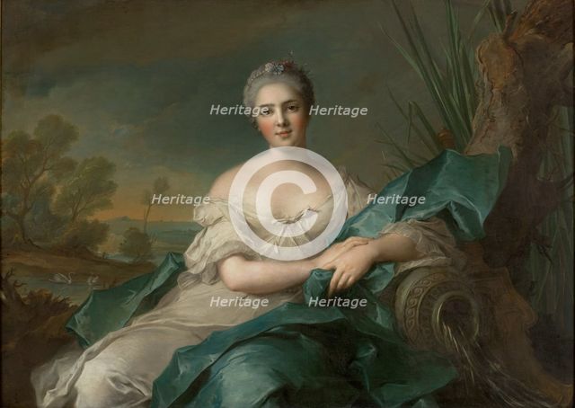 Marie Louise Thérèse Victoire of France (1733-1799) - The Water, 1751. Creator: Nattier, Jean-Marc (1685-1766).