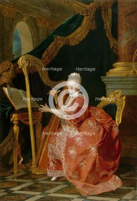 Marie Louise Thérèse Victoire of France (1733-1799). Artist: Aubry, Etienne (1745-1781)