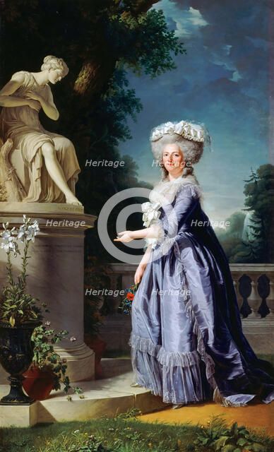 Marie Louise Thérèse Victoire of France (1733-1799). Artist: Labille-Guiard, Adélaïde (1749-1803)