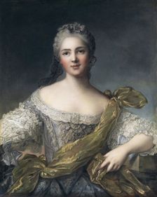 Marie Louise Thérèse Victoire of France (1733-1799), c1750. Creator: Jean-Marc Nattier