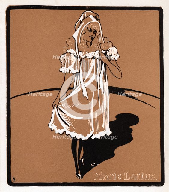 Marie Loftus (1857-1940), Scottish music hall star, late 19th century. Artist: Unknown