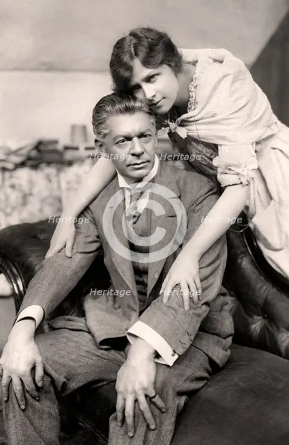 Marie Lohr (1890-1975) and E Holman Clark (1864-1925), early 20th century.Artist: Foulsham and Banfield