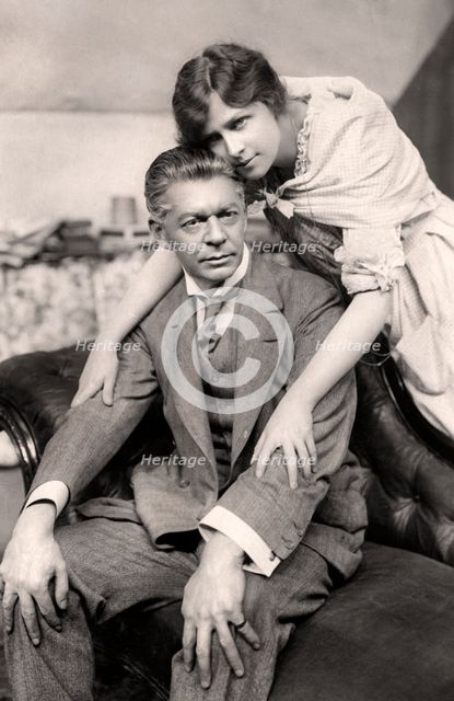 Marie Lohr (1890-1975) and E Holman Clark (1864-1925), early 20th century.Artist: Foulsham and Banfield