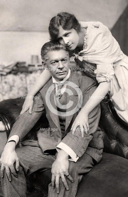 Marie Lohr (1890-1975) and E Holman Clark (1864-1925), early 20th century.Artist: Foulsham and Banfield