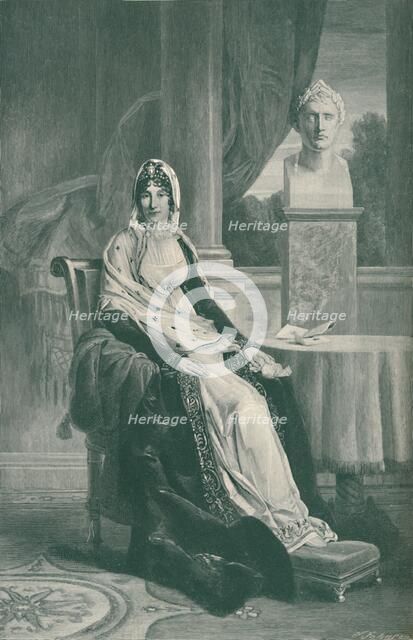 'Marie-Laetitia Ramolino Bonaparte - Mother of Napoleon I', c1800-1804, (1896). Artist: T Johnson.