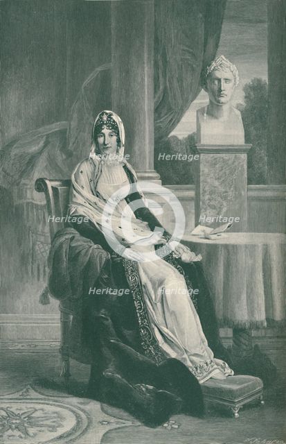 'Marie-Laetitia Ramolino Bonaparte - Mother of Napoleon I', c1800-1804, (1896). Artist: T Johnson.