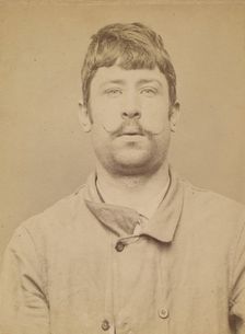 Marie. Léon, Louis. 23 ans, né le 19/8/70 à Adouzeval (Calvados). Couvreur. Anarchiste. 16..., 1894. Creator: Alphonse Bertillon