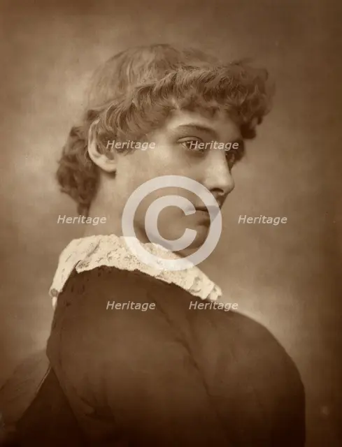 Marie Linden, actress, 1883. Artist: St James's Photographic Co