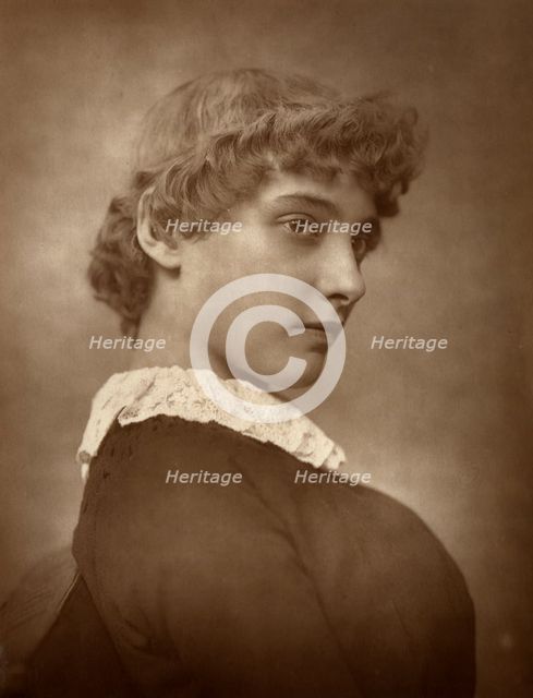 Marie Linden, actress, 1883. Artist: St James's Photographic Co