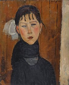 Marie (Marie, daughter of the people), 1918. Creator: Amadeo Modigliani