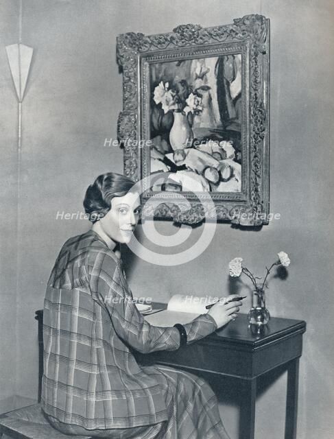 'Marie Ney in her Flat', c1934. Artist: Unknown.
