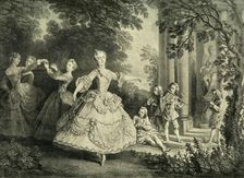 Marie Sallé dancing, 1732, (1908). Creator: Unknown