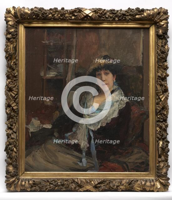 Marie Samary of the Odéon Theater, c. 1881. Creator: Jules Bastien-Lepage (French, 1848-1884).