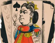 Marie Sass (du theatre de l'Opera), 1867. Creator: Andre Gill