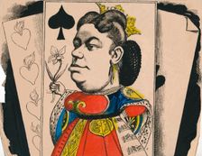 Marie Sass (du theatre de l'Opera), 1867. Creator: Andre Gill