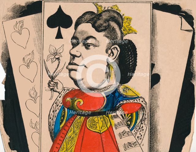 'Marie Sass (du theatre de l'Opera), 1867. Creator: Andre Gill.