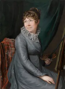 Marie Simons, Mother of the Artist, early-mid 19th century. Creator: Alexandre de Latour