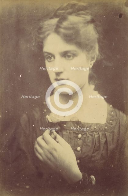 Marie Spartali, 1868. Creator: Julia Margaret Cameron.