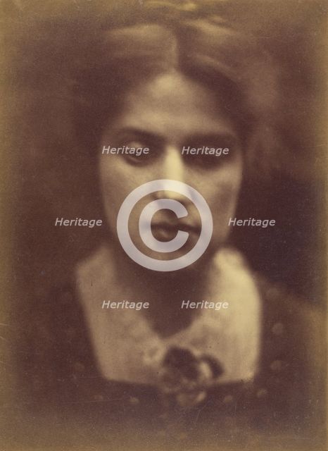 Marie Spartali, 1870. Creator: Julia Margaret Cameron.