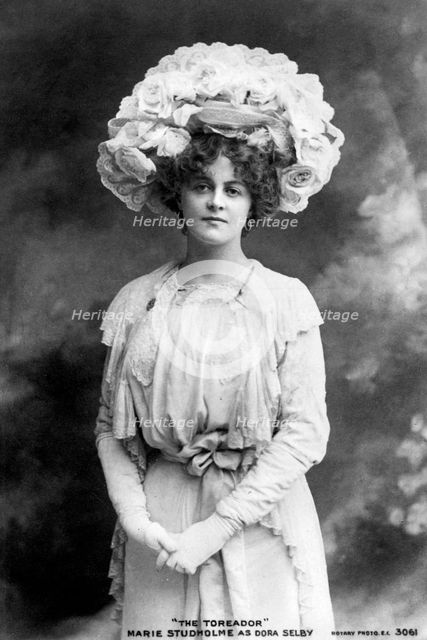Marie Studholme (1875-1930), English actress, 1900s. Artist: Unknown