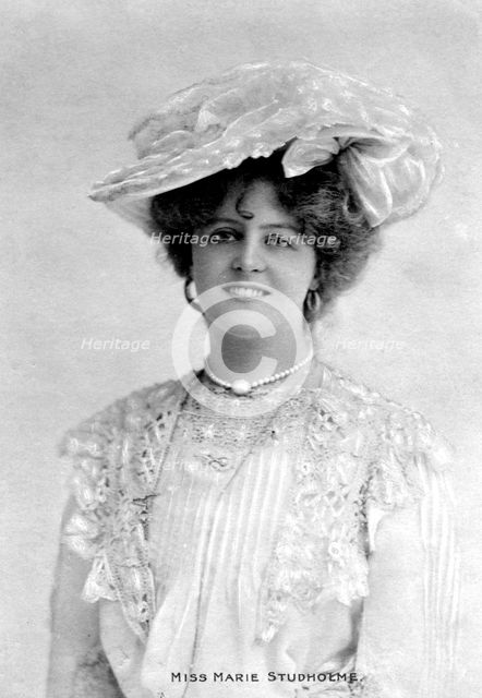 Marie Studholme (1875-1930), English actress, 1903. Artist: Unknown