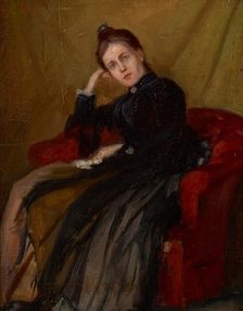 Marie Stark (Mrs. Otto Stark), 1887. Creator: Otto Stark