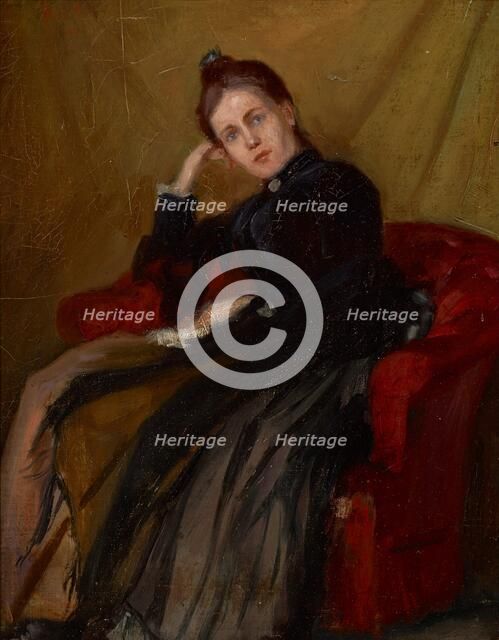 Marie Stark (Mrs. Otto Stark), 1887. Creator: Otto Stark.