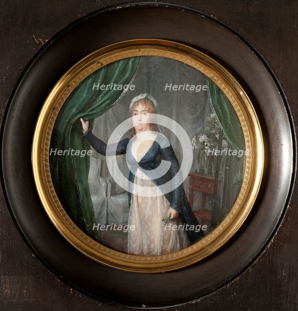 Marie Suzanne Doucet de Surigny, nee de Bussièrre de Roche (1751-1825), marquise..., c.1790. Creator: Jeanne-Marie de Surigny.