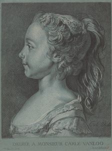 Marie-Rosalie Vanloo, c. 1764. Creator: Louis Marin Bonnet