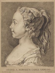 Marie-Rosalie Vanloo, c. 1764. Creator: Louis Marin Bonnet