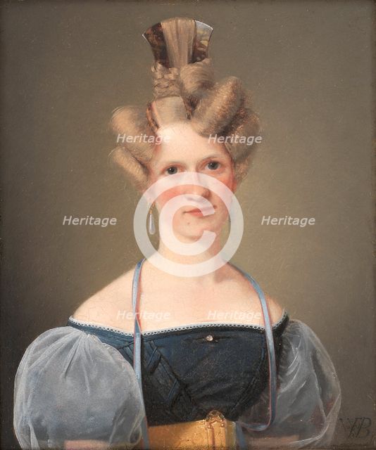 Marie Raffenberg, the Artist's Betrothed, 1831. Creator: Wilhelm Bendz.