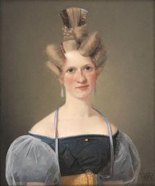 Marie Raffenberg, the Artist's Betrothed, 1831. Creator: Wilhelm Bendz