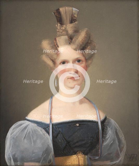 Marie Raffenberg, the Artist's Betrothed, 1831. Creator: Wilhelm Bendz.