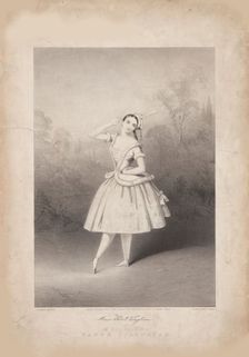 Marie Taglioni dancing Polonaise, 1847