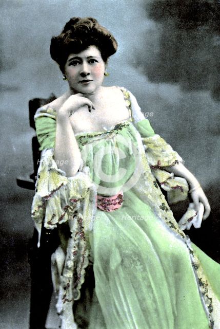 Marie Tempest (1864-1942), English singer and actress, 1905.Artist: S Hildesheimer & Co